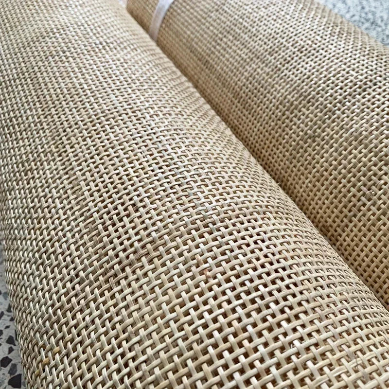 MOYU Natural Indonesian Brown-Beige Rattan Wood Rectangle Shaped Fabric Material Chair Accessories /Colors-Beige, Brown