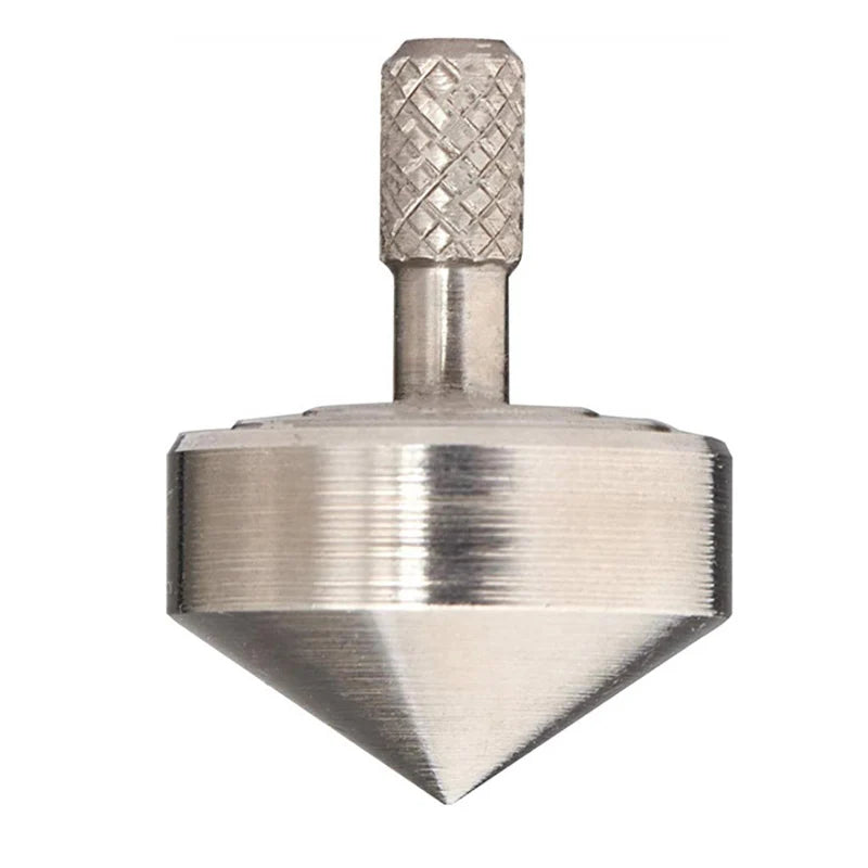 MUDDY PUDDLES Handheld Textured Surface Silver Metal Spinning Top Protruding Stem Activity Toys/Ages: 13-18 Years Old + Older/Colors-Silver/Gold/Gray/Multicolor