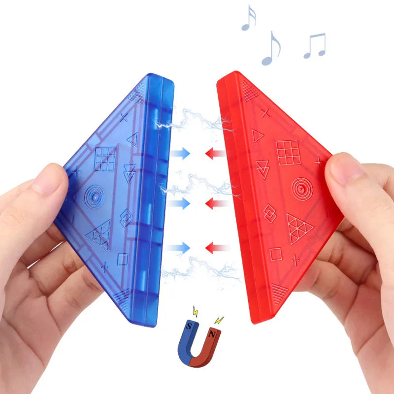 OLOEY Kids Medium-Hard Flat Plastic Geometric Multicolor Square Magnetic 3D Dissection Tangram Jigsaw Educational Mechanical Puzzle Tabletop Toys/Ages 12 Years Old + Older/Colors-Multicolor/Geometric