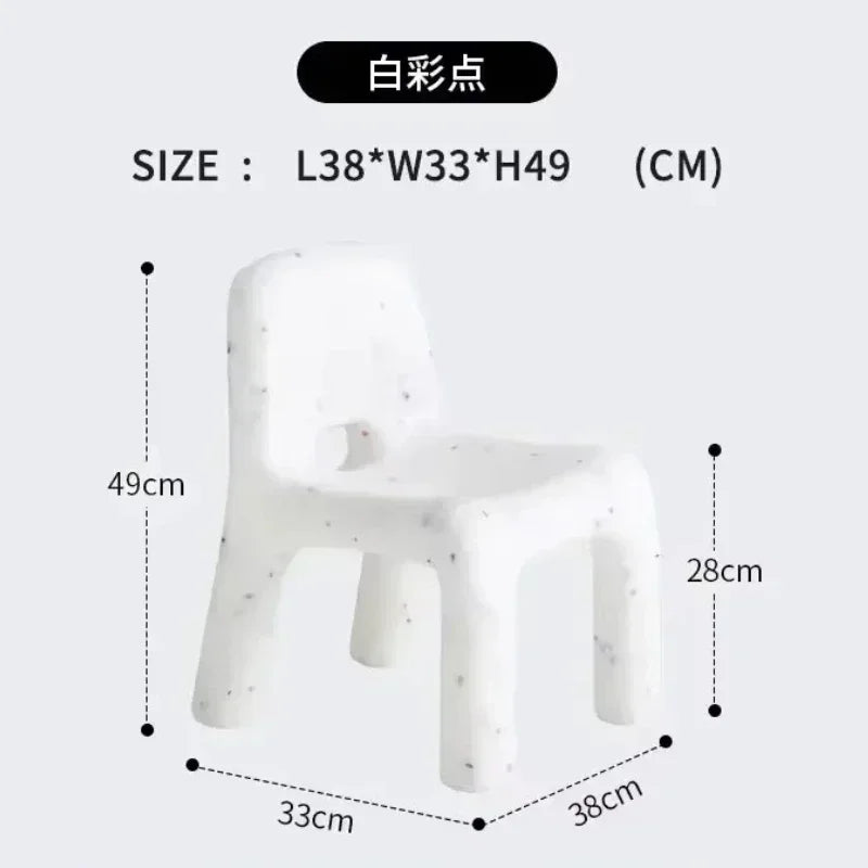 OLOEY Baby-Toddlers Modern Plastic Multicolor Rectangle Shaped Adjustable Height Tables-2 Dining Chairs Furniture Sets/Colors-White/Red/Orange/Green/Gray/Beige