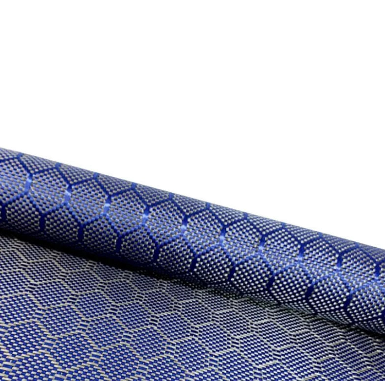 No-EN-Name-Null Indoor Rolled Twill Aramid Carbon Fiber Blended Flooring Geometric Woven Blue Fabrics /Colors-Geometric/Red/Blue/Green/Black/Checkered/