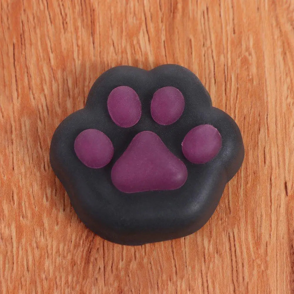 GOOTRADES Squeezable Stretchable Non-Toxic Synthetic TPR Silicone Mini Cute Adorable Animal Cat Paws Pinch Soft Fidget Activity Toys/Colors-Clear/Pink/Gray/White/Blue/Ages: 2-18 Years Old-Adults