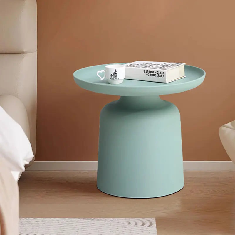 No-EN-Name-Null Modern Small Simple Hard White Plastic Round Shaped Living Room Coffee Tables/Colors-White/Blue/Green/Yellow/Black