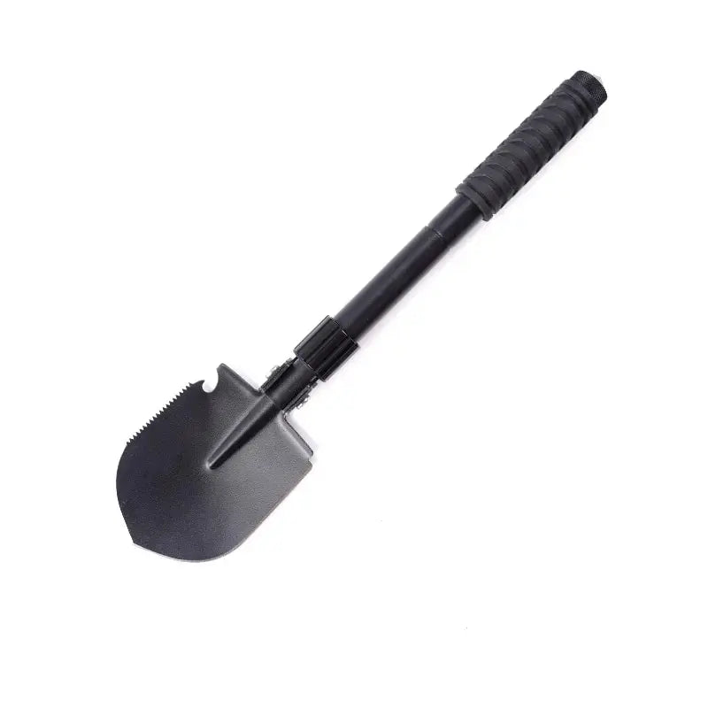No-EN-Name-Null Outdoor Black-Camouflage Steel Foldable Portable Multifunctional Spade-Shovel Military Soldier Camping Tools