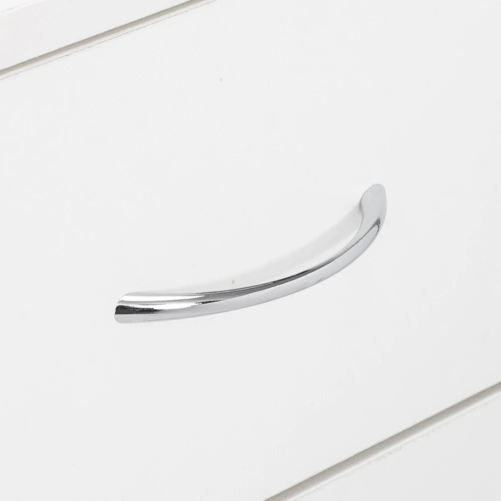 NULL  No-EN-Name-Null Indoor Modern White Rectangle Simple Four Drawers Wood P2 Grade Particle Board Storage Bedroom Dressers/Dimensions: (25.98 x 13 x 28.5)" / (66 x 33 x 72.5)cm (L x W x H)