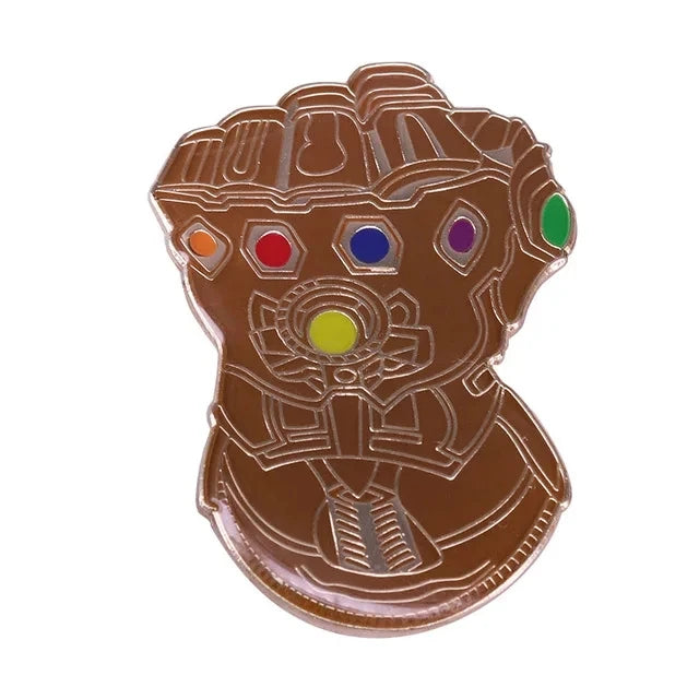 POTDEMIEL Marvel US TV-Movies Series Enamel Multicolor Cartoon Anime LOVERS Metal Alloy Imitation Brooches-Lapel Pins/Colors-Red/Yellow/Orange/Purple/Gold/White/Multicolor/Geometric/Animals