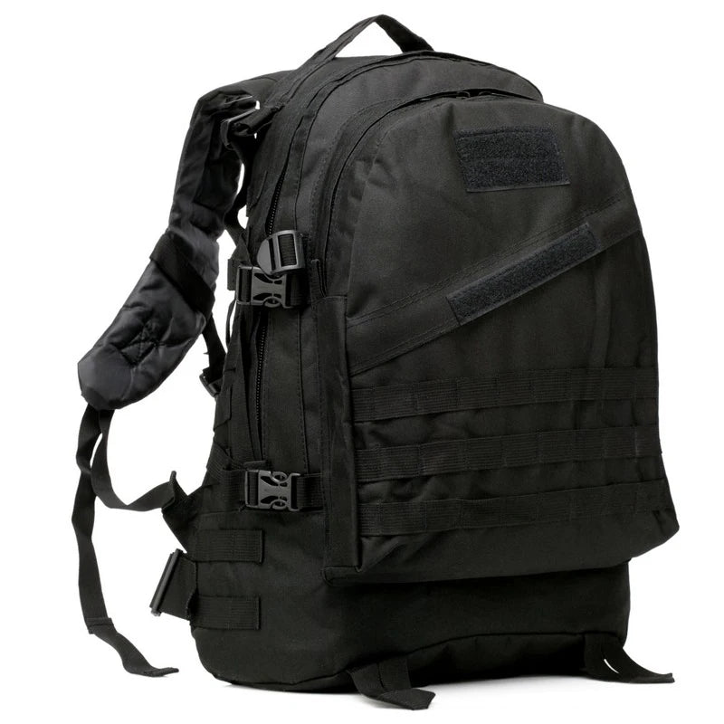 JARHEAD Large Outdoor Waterproof Green Oxford Nylon Fabric 3D Tactical Rucksack Polyester Lining Built-In Compartment Shoulder Straps-Handle Military Backpacks/Internal Padding/Colors-Camouflage/Green/Beige/Black