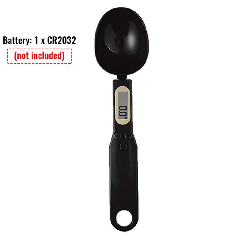 LCD Digital Display Plastic Measurement Adjustable Weighing Spoons/ Colors-White/Pink/Green/Gray/ Red