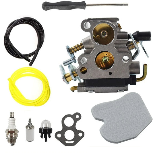 9 PCS Husqvarna Chainsaws Silver Metal Carburetor Replacement Parts Set/Colors-Black/Silver/Yellow/Multicolor