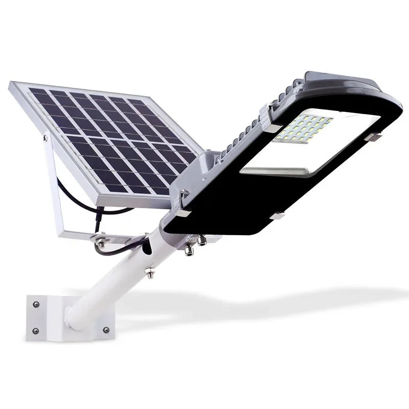 JVEE Outdoor Modern Waterproof Remote Control Automatic Dimmable Two Black Rectangle PVC Plastic Body Lithium Battery Emergency Security Cool White LED Solar-Powered Landscape Pathway Lighting /Colors-Silver/White/Black/Gray/Blue/Bulbs Included