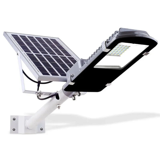 JVEE Outdoor Modern Waterproof Remote Control Automatic Dimmable Two Black Rectangle PVC Plastic Body Lithium Battery Emergency Security Cool White LED Solar-Powered Landscape Pathway Lighting /Colors-Silver/White/Black/Gray/Blue/Bulbs Included
