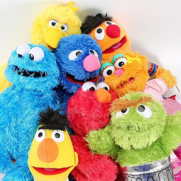 No-EN-Name-Null TV-Movie The Original Sesame Street Soft Plush Cotton Polyester Fabric Multicolor Stuffed Animals Toys/Ages: All Ages/3-18 Years Old-Adults/Colors-Multicolor/Red/Striped/Orange/Blue/Green/Yellow
