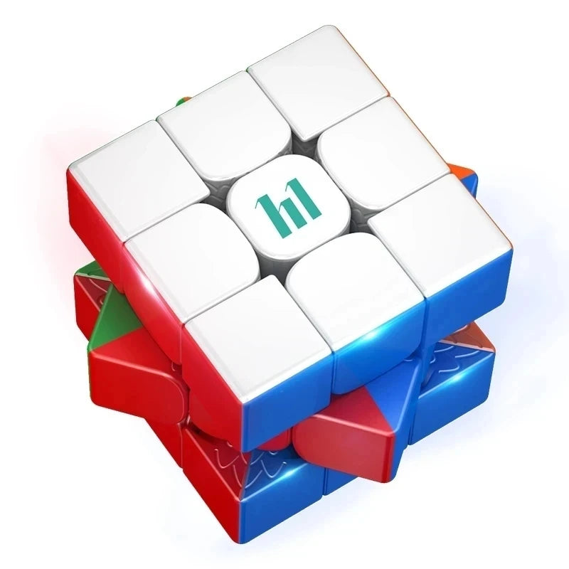 No-EN-Name-Null Kids-Adults Medium-Hard Plastic Square Shaped Twistable Magic Speed 3D Sequential Magnetic Mechanical Puzzle Rubik Cube Toys/Ages 3-14+ years Old/Colors-White/Red/Geometric/Clear/Multicolor