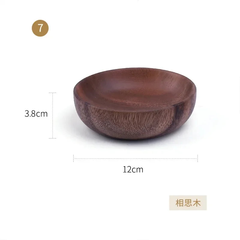 Kitchen  Brown Wooden Bowls