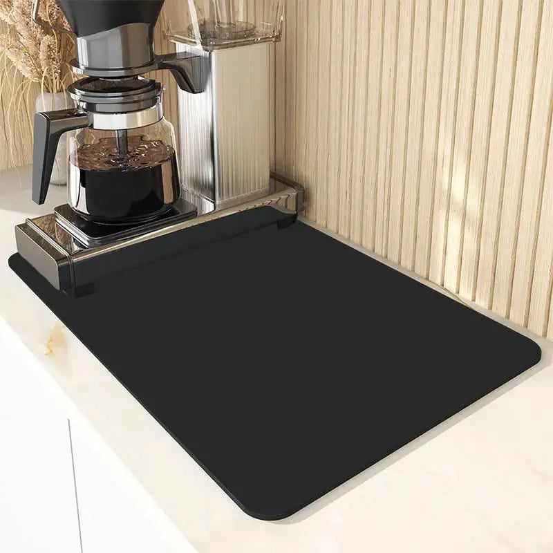 VIKAMA Anti-Slip Waterproof Kitchen Geometric Dish Drainage Mat