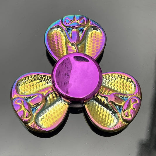 Rainbow High Speed Stainless Steel Bearings Spinning Fidget Toys For Adult Teens/ Ages 13-18 Years Old or Older/Colors-Multicolor/Rainbow/Purple