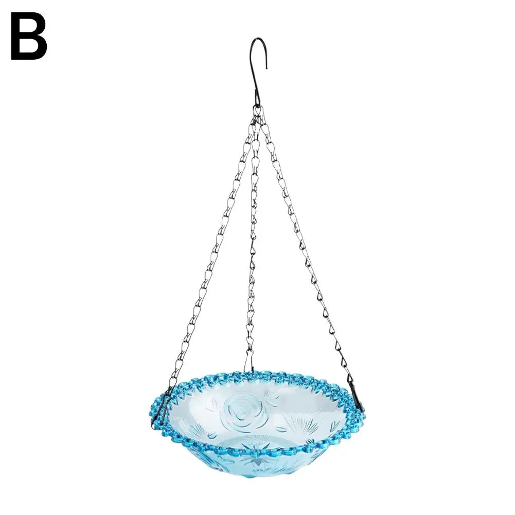 1 PCS Brand New High-end up Bird Feeder Outdoor Hanging Bird Feeder Hanging Bird Bath Garden Patio Decoration Accessories