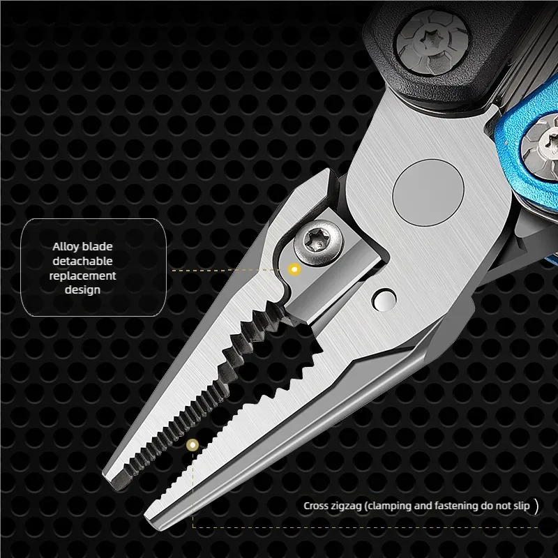 JIANLAI Outdoor Multifunctional Gray-Silver Stainless Steel Black Handle-Blue-Orange Hammer Axes/Colors-Silver/Blue/Orange/Black/Gray/Multicolor/Orange-Black Fabric Pouch Included