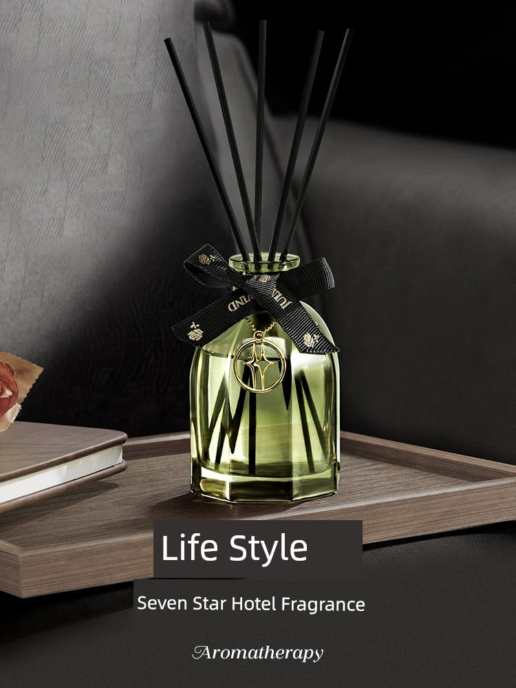 Firmenich Plant Aromatherapy Fragrances Natural Plant Extracts Chanel-Dior-Armani Raw Spices Reed Diffuser Round Bottles/Colors-Green/Black/Gold
