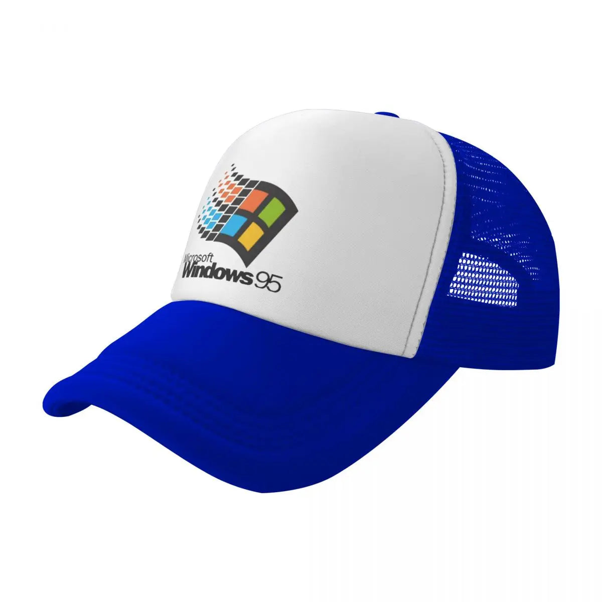 No-EN-Name-Null Unisex Adjustable Fit Adults Summer Windows 95 Geeks Mesh Baseball Caps/Colors-Red/Green/Pink/Blue/Orange/Yellow/Multicolor