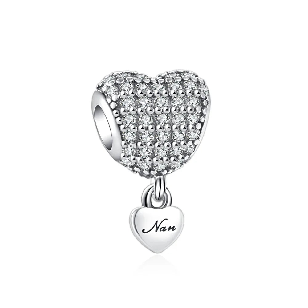 DISNEY Imitation Sterling Silver Metal-Gold-Plated Enamel Clear White Zircon Stones Beads Fine Imitation Fits Pandora Bracelets Charms-Pendants/Colors-Silver/Gold/Clear/Multicolor/Animal