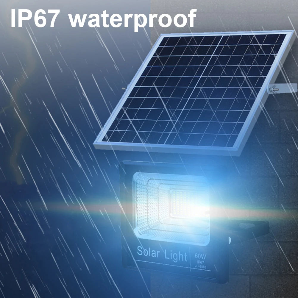 WEST BIKING Outdoor Modern Waterproof Remote Control Black Square Shaped One-Piece Plastic Body Solar-Powered Panel Intelligent Light Control Wall-Mounted Flood-Spot Lights