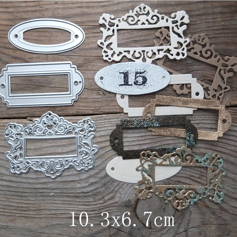 No-EN-Name-Null DIY Album Paper Crafts-Scrapbook-Punch Out Stencils-Craft Die Steel Metal Craft Cutter-Embossers