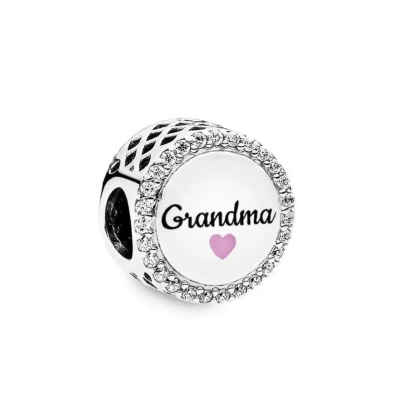 DISNEY Imitation Sterling Silver Metal-Gold-Plated Enamel Clear White Zircon Stones Beads Fine Imitation Fits Pandora Bracelets Charms-Pendants/Colors-Silver/Gold/Clear/Multicolor/Animal