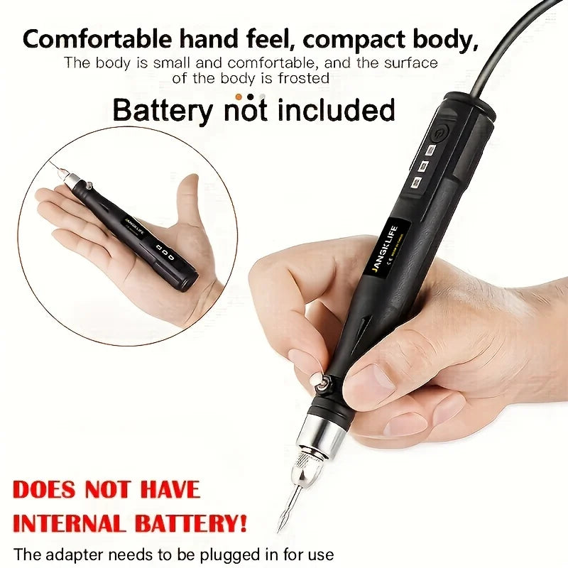 JANGKLIFE Mini Handheld Black-Silver Body Powerful DC-Powered Adjustable Speed Built-In Lighting Keyless Chuck Rechargeable Lithium Battery-Powered Electric Cordless Screwdriving Rotary Drills Colors-Black/Silver/Gray/Yellow