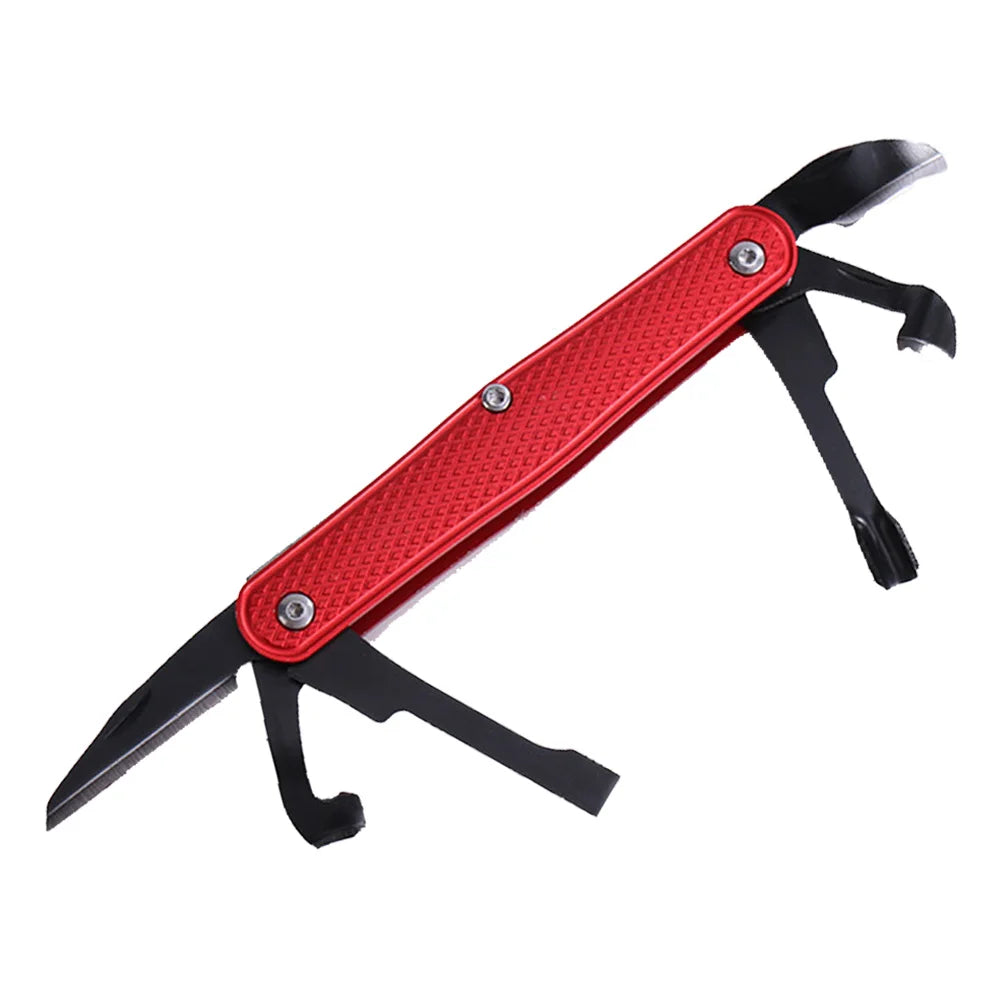 CHGLMPOSS Multicolor Body Rounded Corners Long Rectangle Built-In Right Handed Six Wood Carving Edges Foldable Whittling Cutter Aluminum Carbon Steel Blades Wood Cutting Tools Knives/Colors-Red/Black/Orange/Green/Silver/Multicolor