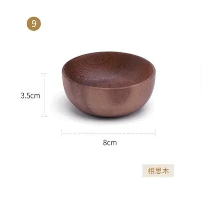 Kitchen  Brown Wooden Bowls