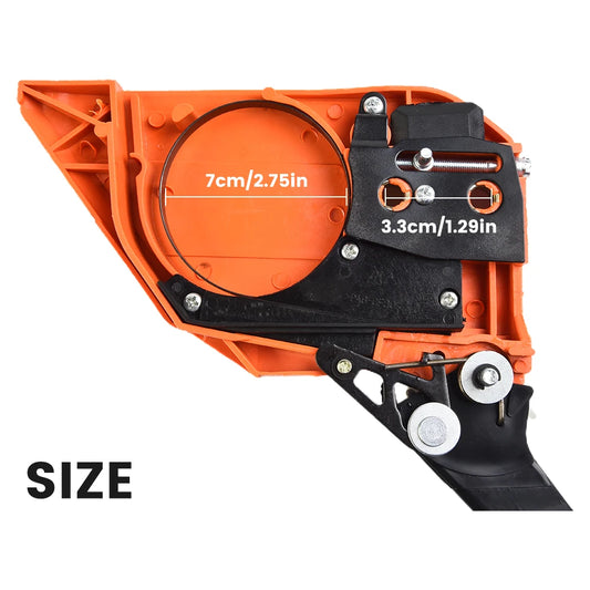 ANENG Outdoor Black-Orange Plastic Body Power Equipment Chain Brake Sprocket Cover Replacement Parts Chainsaw Accessories