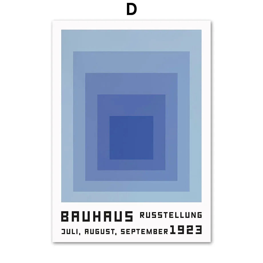 No-EN-Name-Null Modern Waterproof Ink Unframed Rectangle Canvas Blue-White Henri Matisse Bauhaus Picasso Floral Coral Leaves Art Prints/Many Sizes/Colors-Blue/White/Geometric/Multicolor/Floral