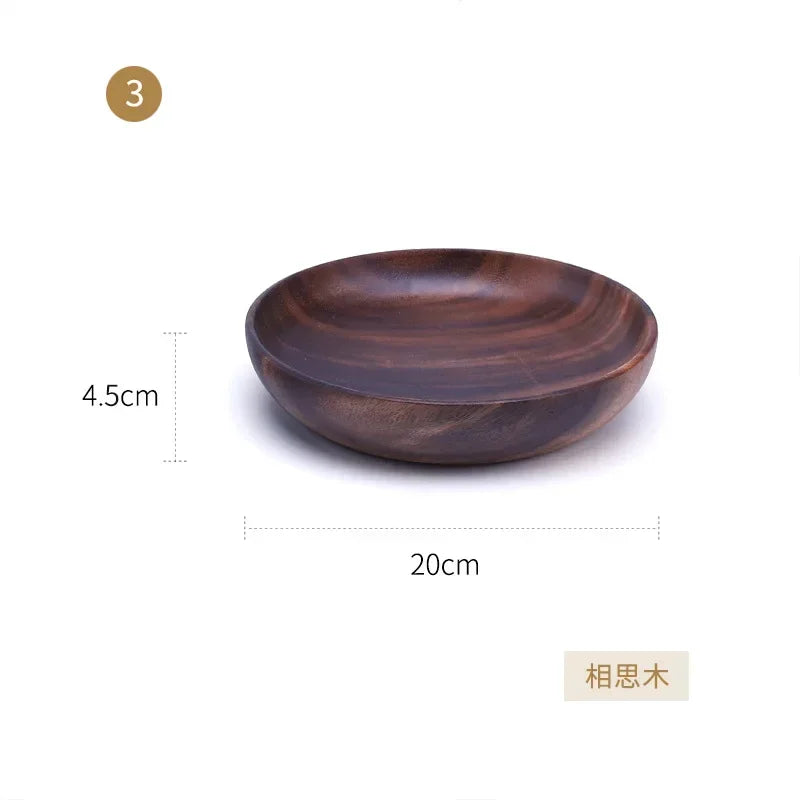 Kitchen  Brown Wooden Bowls