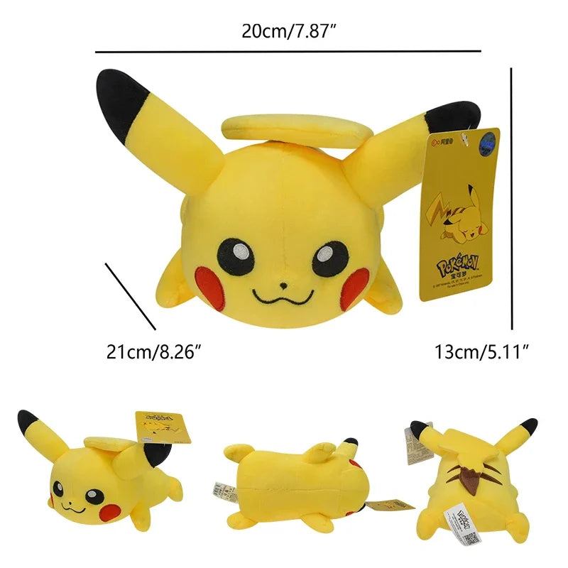 DUODUOBAO Kids-Adults Plush Yellow Cute Cartoon Pokemon Pikachu Movie-TV PP Cotton Soft Stuffed Animals/Ages: 3-18 + Years Old-Adults