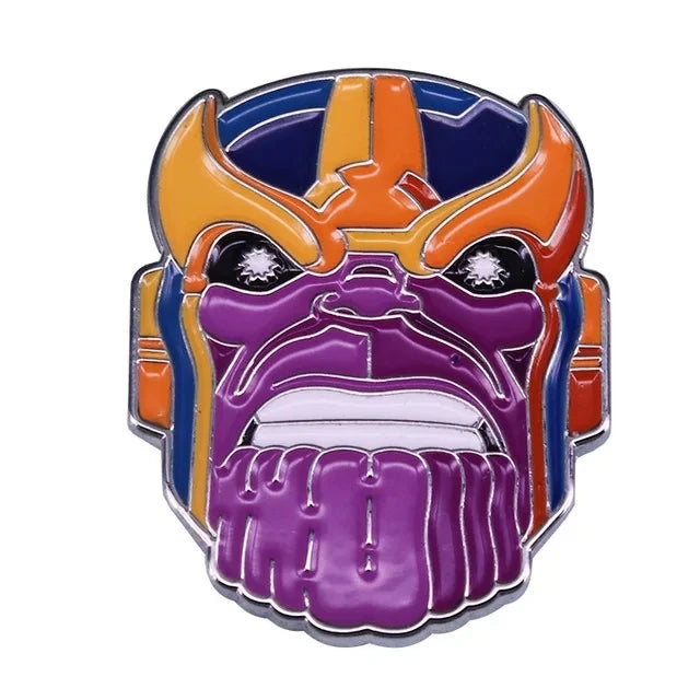 POTDEMIEL Marvel US TV-Movies Series Enamel Multicolor Cartoon Anime LOVERS Metal Alloy Imitation Brooches-Lapel Pins/Colors-Red/Yellow/Orange/Purple/Gold/White/Multicolor/Geometric/Animals