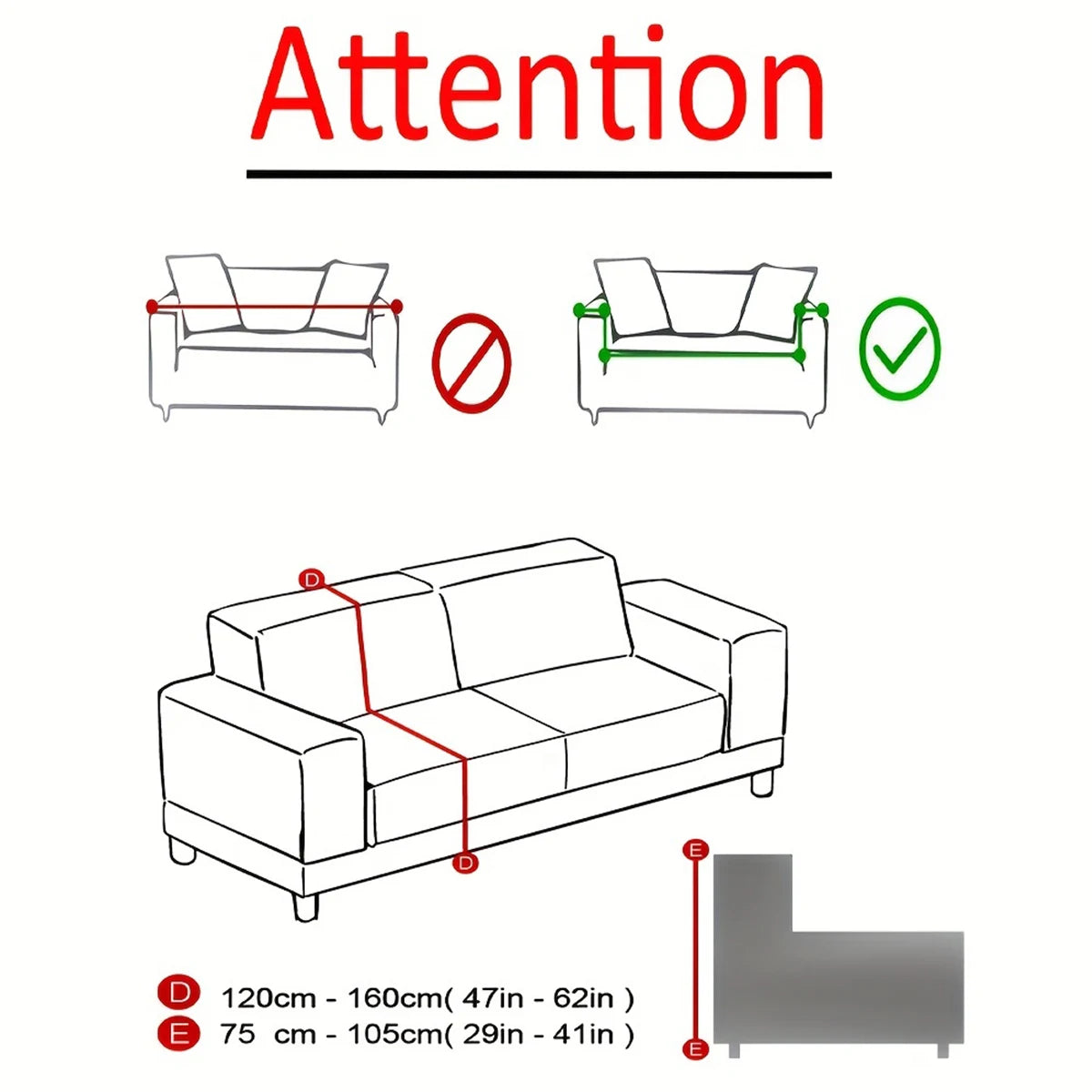 Colorful Christmas Theme Polyester Red-Brown Sofa-Chair Slipcovers