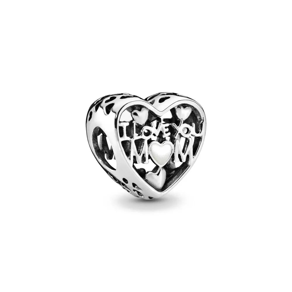 DISNEY Imitation Sterling Silver Metal-Gold-Plated Enamel Clear White Zircon Stones Beads Fine Imitation Fits Pandora Bracelets Charms-Pendants/Colors-Silver/Gold/Clear/Multicolor/Animal