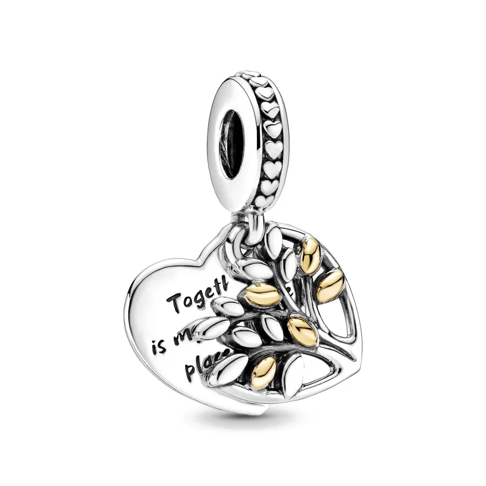 DISNEY Imitation Sterling Silver Metal-Gold-Plated Enamel Clear White Zircon Stones Beads Fine Imitation Fits Pandora Bracelets Charms-Pendants/Colors-Silver/Gold/Clear/Multicolor/Animal