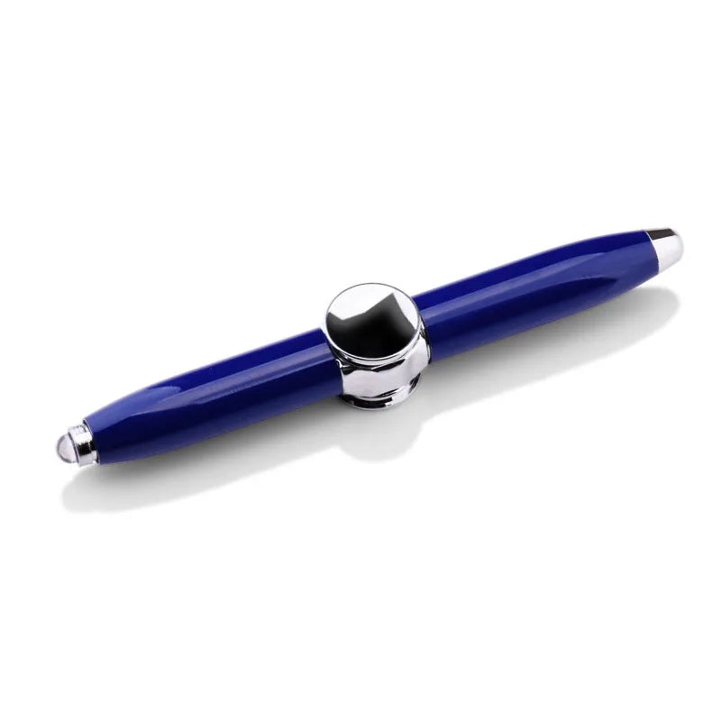 MUDDY PUDDLES Plastic-Metal EDC Spinning Fingertip Pens/Ages: 14-18 Years Old + Older /Colors-Silver/Bronze/Gold/Rose Gold/Black/Blue/Red