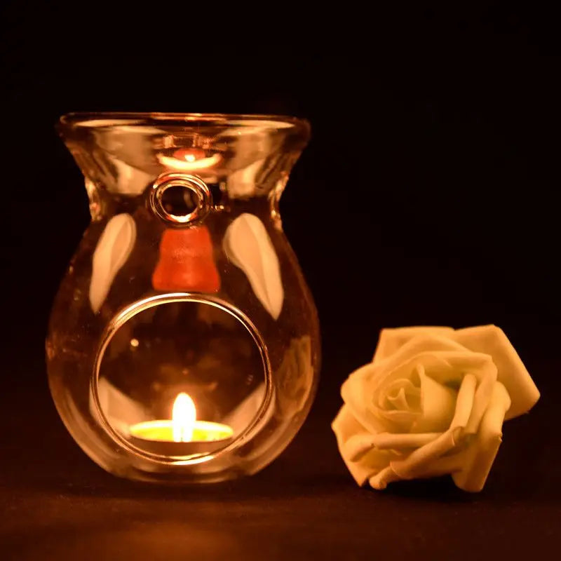 No-EN-Name-Null Transparent Crystal Glass Candle Holders