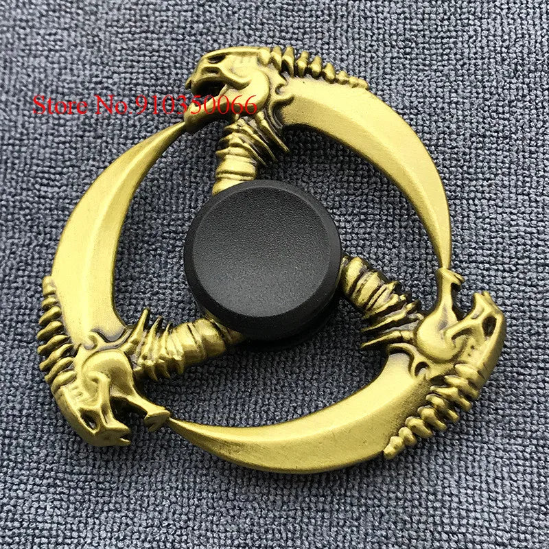 NULL Multicolor Metal ABS Funny Fidget Hand Spinner Toys/Ages: 18 Years Old + Older/ Colors-Red/Yellow/White/Pink/Bronze/Gold/Multicolor/Animal