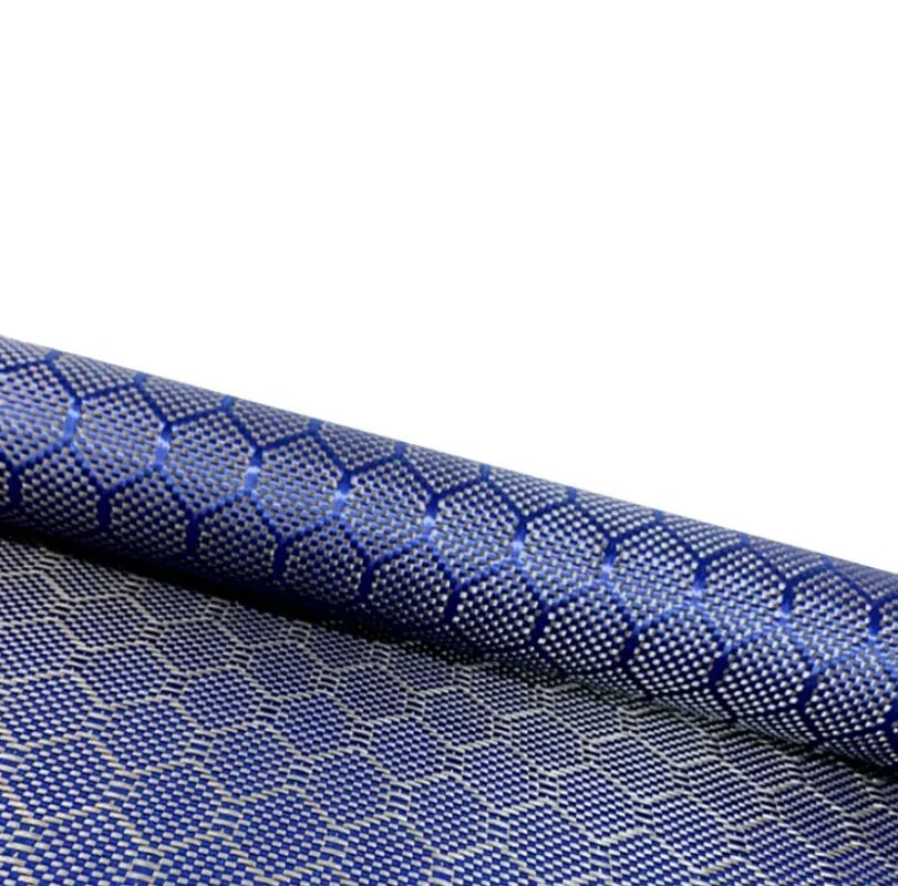 No-EN-Name-Null Indoor Rolled Twill Aramid Carbon Fiber Blended Flooring Geometric Woven Blue Fabrics /Colors-Geometric/Red/Blue/Green/Black/Checkered/