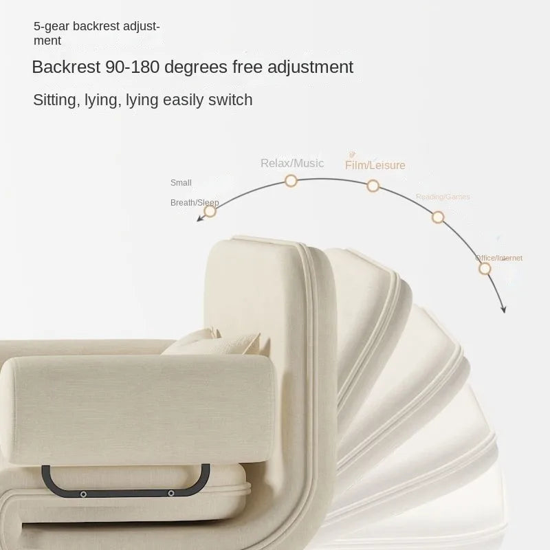 ZISIZ Modern Medium Soft Firm L-Shaped Back Folding Support Soft Touch Blue Flannel Hemp Fabric Armrests Sponge Cushions One Large Side Storage Bag Hidden Zipper Corner Sofa Beds Couches /Colors-Brown/Gray/Khaki/Blue/Green