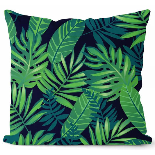 2 PCS Set Linlamlim Green Floral Throw Pillow Covers
