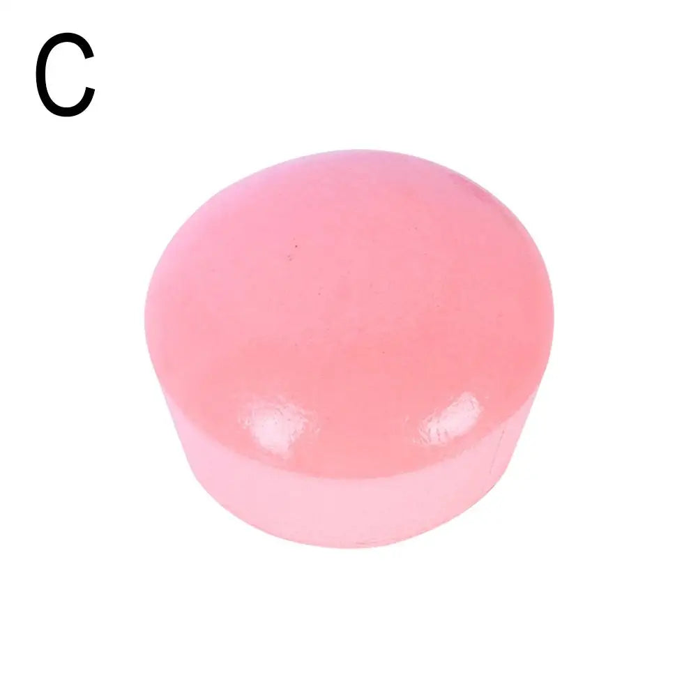 No-EN-Name-Null Mini Super Soft TPR Plastic Purple Round Shaped Sticky Bread Cakes Pinching Squeeze Slow Rebound Stress-Reliever Novelty Activity Toys/Colors-Blue/Green/Pink/Purple/Brown/Ages: 13-18 Years Old-Adults