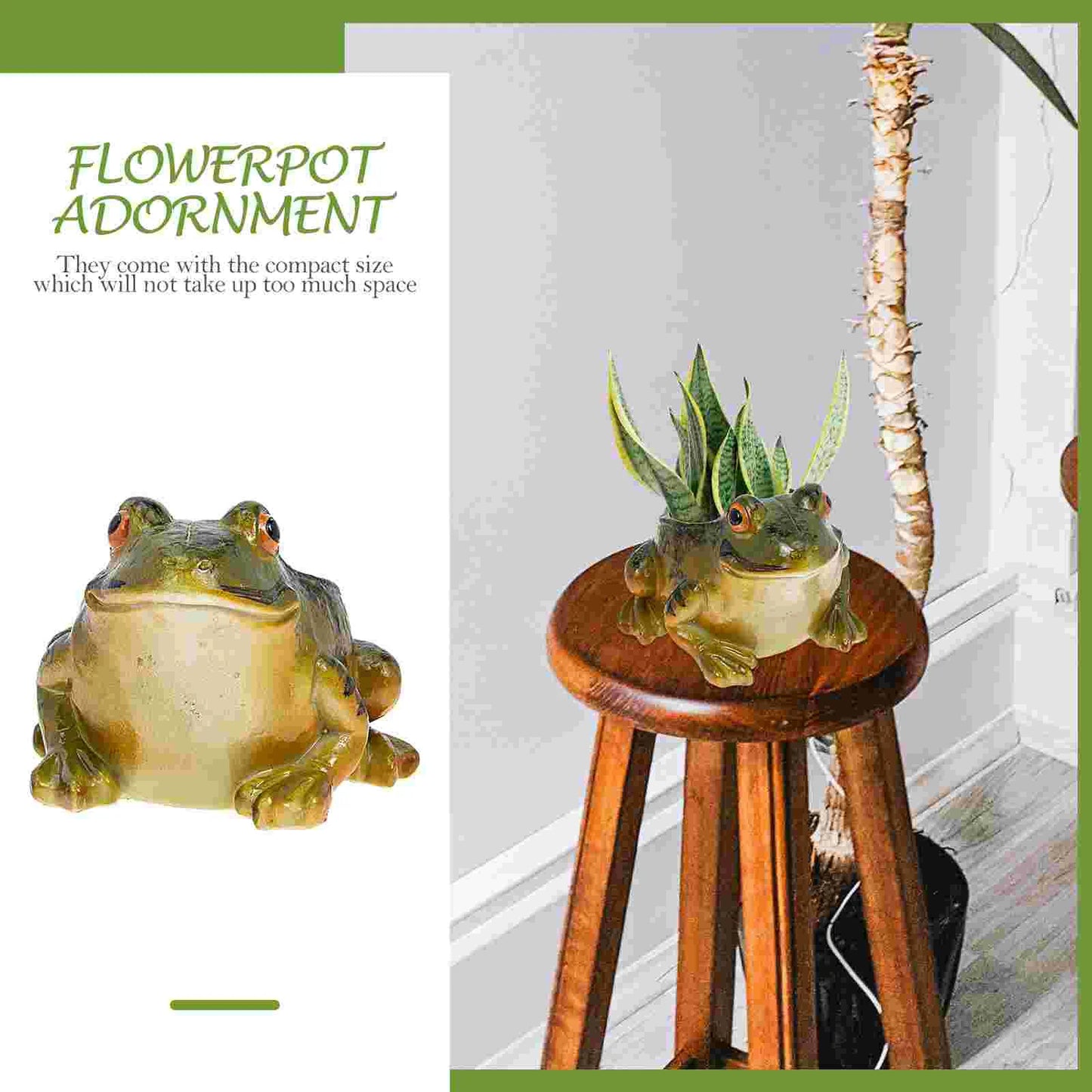 Ceramic Planter Frogs Shape Bonsai Pot Model Succulent Glass Vase Creative Ceramic Frogs Pot room belcony adorn deco