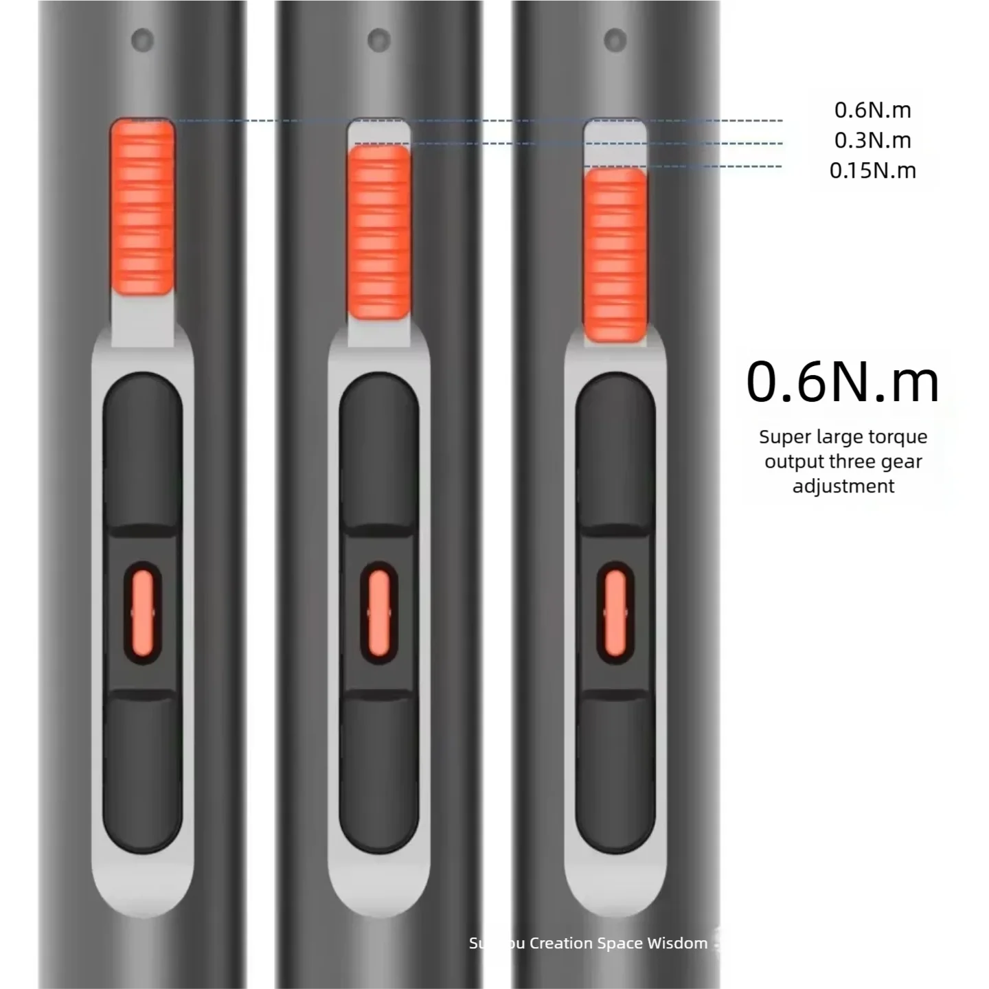 No-EN-Name-Null Mini 3.6V One-Way Clutch Silver-Black-Orange Body Electric Lithium Rechargeable Battery-Powered LED Shadowless Lights Straight Handle Power Screwdriver Sets/Colors-Black/Silver/Orange/Gray/Multicolor