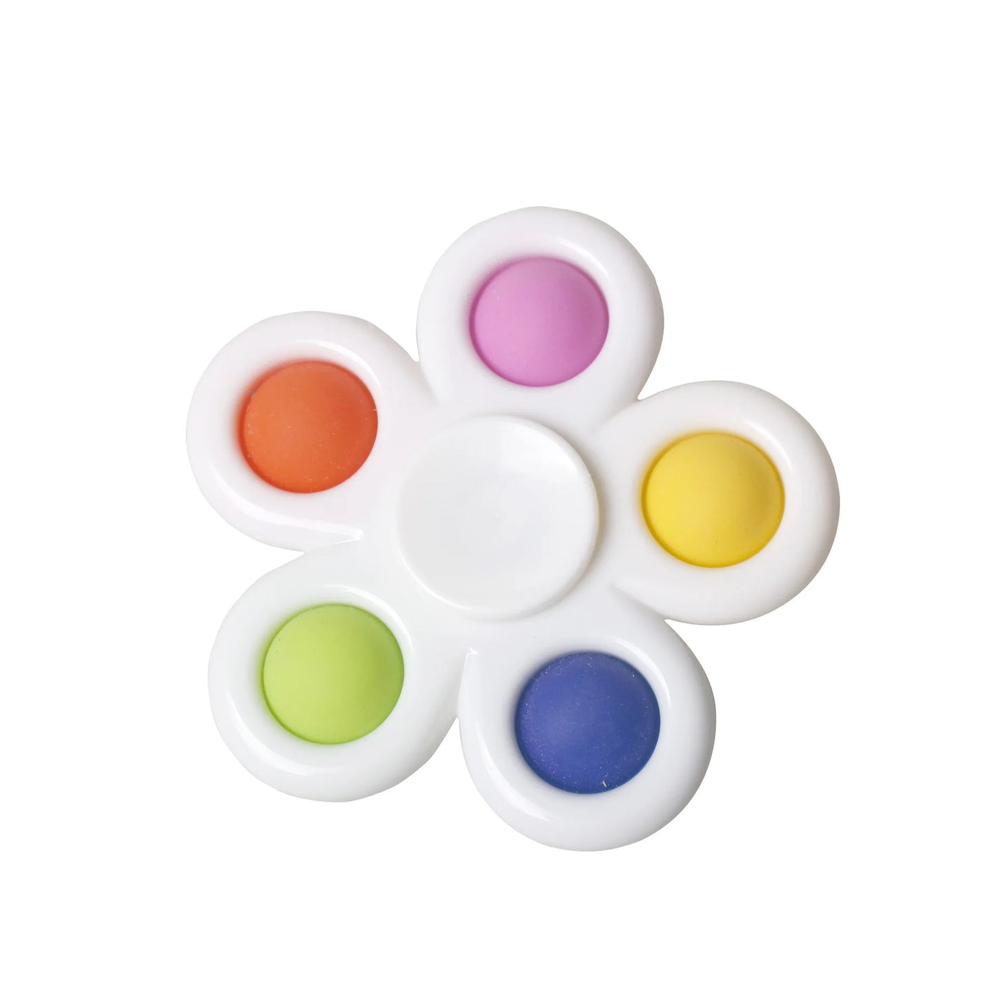 MOONBIFFY Teens-Adults Plastic Rainbow Tie-Dyed Fidget Spinner Bubble Popping Finger Toys /Ages: 13-18 Years Old/Colors-Tie-Dye/Multicolor/Dots