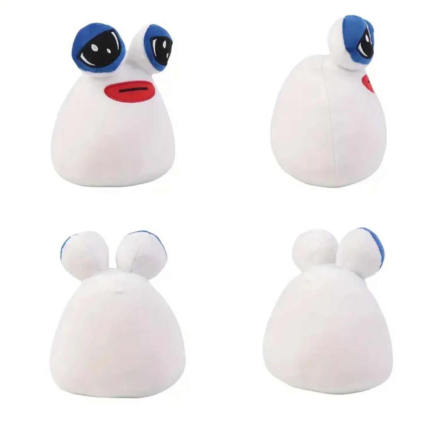 BOOKFONG Babies-Kids Brown Teardrop Shaped My Pet Alien Animal Soft Plush Synthetic Plastic Polyester Fabric Pou Cotton Stuffed Animal Toys/Ages: Newborn-12 Years Old/Colors-Black/Brown/White/Beige/Animal